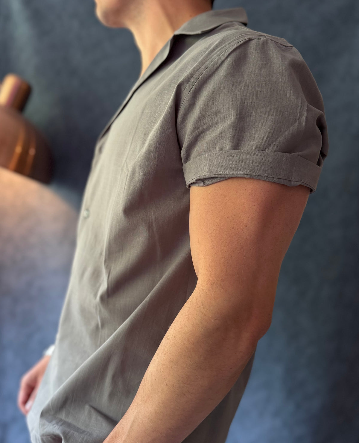 Camisa Sinatra lino