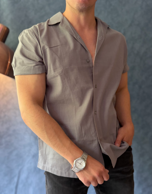 Camisa Sinatra lino