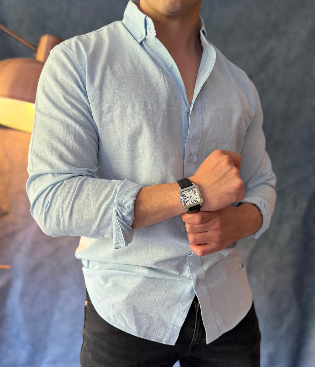 Camisa lino maldivas