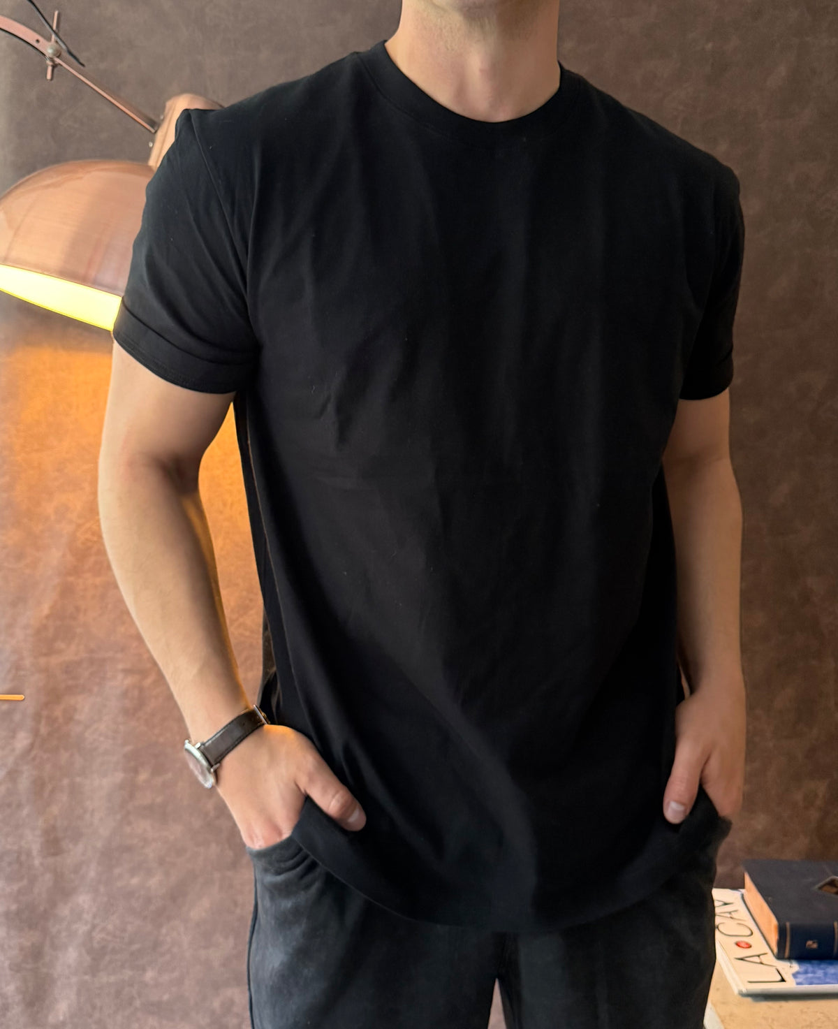 Polera algodón relaxed fit