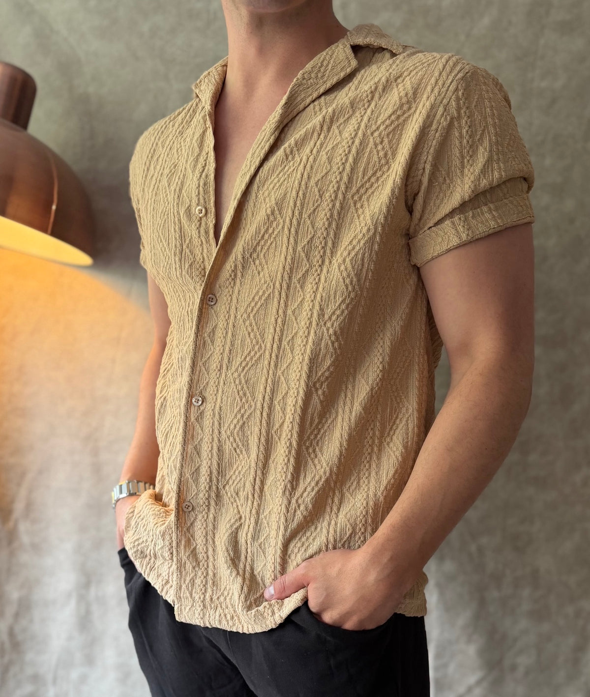 Camisa Lisboa beige